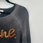 Sundry | Shine Golden Sequin Sweatshirt Size 2 Photo 3