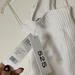525 America NEW! 535 America one shoulder ribbed white cropped top small Photo 1