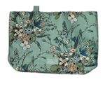 Vera Bradley  Yankee Candle Collaboration Floral Tote Blue Floral Lined NWT Photo 1