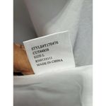 Boutique Why Dress Women's White 100% Cotton V Photo 10