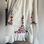 Free People  Pavlo embroidered Ivory Babydoll Tunic Dress SZ Med Photo 10