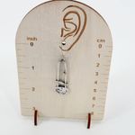 Silver Safety Pin Earrings, Bohemian Jewelry, Grunge Photo 1