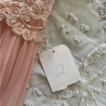 NWT Kimberly Boutique Light Pink Size 2 Beaded Silk Dress with Corset Back Photo 5