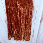 Free People Women’s 0 Say La Vie Velvet Flare Bell Bottom Wide Leg Cinaber Pants Photo 1