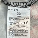 Old Navy Black Floral Print Fit & Flare Scoop Neck Long Sleeve Midi Dress XXL Photo 9