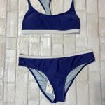 Cupshe Bikini Set Size M/L Blue Size L Photo 0