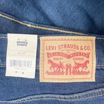 Levi's NWT Levi’s Ribcage Straight Jeans Size 32 | 14 Dark Indigo Distressed Ankle Jean Photo 9