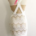 Lace White Formal Dress Photo 2