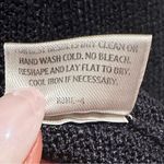 Eileen Fisher  NAVY BLUE CROP LONG SLEEVE CARDIGAN SWEATER L Photo 4