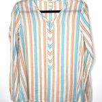 Sundance Long‎ Sleeve Striped Cotton V Photo 0