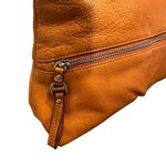 B. Makowsky Pebbled Leather Shoulder Tote Bag in Cognac – Large Tan Photo 6