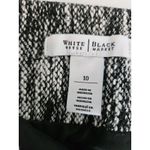 White House | Black Market  Tweed Wrap Career Skirt Faux Leather Trim Size 10 Photo 3
