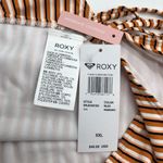 Roxy  Printed Beach Classics Tie Side Moderate Coverage Bikini Bottom Striped XXL Photo 3