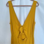Love Tree  Summer Loving Woman’s Large Mustard Yellow Jumpsuit‎ Romper Photo 7