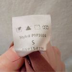 All Row Women's Size Small Sleeveless Deep V Neck Wide Leg Cropped Jumpsuit Orange Photo 6