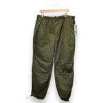 Tinseltown NWT  Women's Sz L/0X Green Parachute Pants Drawstring Cuffs‎ Pockets Photo 1