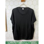 Poetry Black 100% Linen Lightweight Sweater Top - Size - 12 Photo 6
