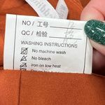 Long Bridesmaid Dress with Slit Pockets Chiffon Formal Dress for Women 12 Orange Photo 12