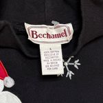Bechamel Vintage Santa Shirt Dress Tunic Top Christmas Holiday L Large Red Photo 3