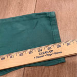 Tory Burch  Alexa Cropped Skinny Jean Teal Green Size 27 Photo 5