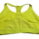 Adidas Women's Yellow Logo Sports Bra Unpadded Stretch Athletic Outdoors Size XL Photo 5