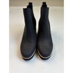 Toms ‎ Black Suede Ankle Wedge Bootie Women's 10 Low Top Photo 1