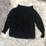 ZARA  black off shoulder long sleeve blouse small Photo 0