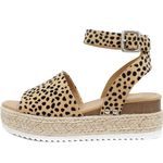 Altar'd State Leopard cheetah print espadrille platform sandals Photo 4