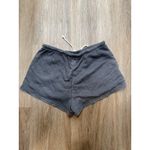 Aerie  Women's M Charcoal Shorts Drawstring Waistband Casual Loungewear Comfy Photo 1