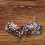 The Bikini Lab  Tropical Oasis Bandeau Bikini Top size L floral Photo 0