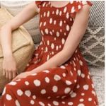 THML  Rust and White Midi Dress Photo 2