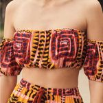 Anthropologie  Joao Incerti Cecy Bandeau Ruffle top‎ Size 1x Photo 0