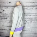 Charter Club NWT Size XXL Fall in Love Gray w/ Pastel Colorblock Sweater Top Photo 2
