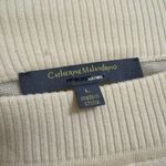 Catherine Malandrino  for Design Nation Eiffel Tower Ivory Scoop Neck Sweater Lar Photo 3