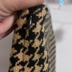 Moodie Houndstooth Mini Skirt Tan Photo 4