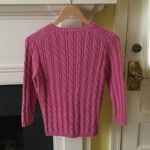 Gap Vintage Cable Knit Cardigan Sweater Pink - Sz S Photo 1