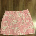 Lilly Pulitzer Skort Size 2 Pink Hippo EUC Photo 0