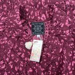 Johnny Was  Zaragoza Linen Lace Double Breasted Trench Coat Red Size S Photo 12