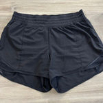 Lululemon Hotty Hot Short High-Rise Long 4" Women Size 8 Black Photo 0