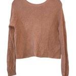 Hollister  Salmon Knit Sweater with Twisted V Cut Back Photo 0