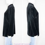 Vintage Liz Sport women's‎ black velvet blazer, size M Size M Photo 3