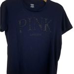 PINK - Victoria's Secret Victoria's Secret PINK Oversized Slub Short-Sleeve Campus T-Shirt, size S Photo 1