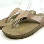FitFlop  Metallic Pink Thong Sandals Women's 10 US Photo 0