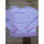 Champion pink checkerboard crew neck size small Photo 1