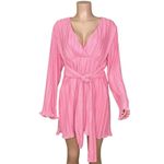 Lovers + Friends  Bernice Pleated Mini Dress, Candy Pink, Large Photo 6