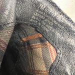 Born Gillian Moto Leather Ankle Boots Block Heel Zip Burgundy Aubergine Size 7M Red Photo 13