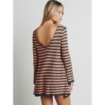 Free People Sweater Dress Tunic Size Extra Small Striped Swing NWT Stripe Boho Photo 1