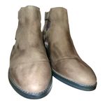 Eileen Fisher  “Vanda” Nubuck Cutout Leather Bootie Taupe Size 9‎ Photo 2