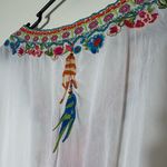 Johnny Was  Embroidered Tunic/Cover-Up Dress Size‎ Medium Photo 9