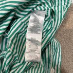 Current/Elliot The Telly Shirt Green & White Stripe Tie Back Cut Out Size 0 Photo 4